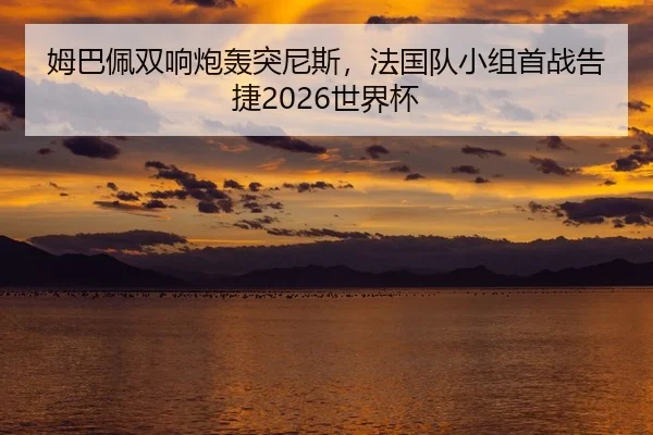 姆巴佩双响炮轰突尼斯，法国队小组首战告捷2026世界杯